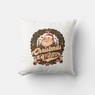 Weihnachtsstimmung Santa Claus Kranz Glocken Kissen