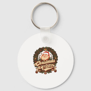 Weihnachtsstimmung Santa Claus Kranz Glocken Schlüsselanhänger