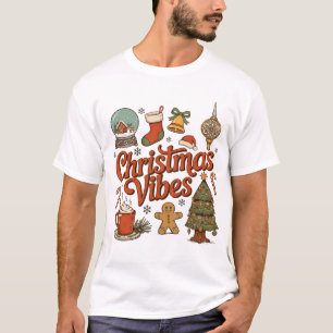 Weihnachtsstimmung Schneekugel Gingerbread-Mann Ba T-Shirt