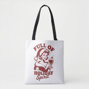 Weihnachtsstimmung voller Sarkasmus Wein Xmas Tasche