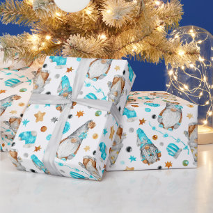 Weihnachtsstollen mit Niedlichen rustikalen Dekora Geschenkpapier