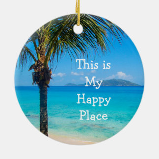 Weihnachtsstrand-Dekor-Verzierung: Mein Keramik Ornament