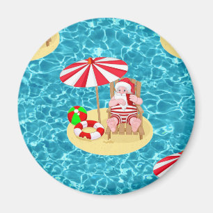 Weihnachtsstrandsklee Magnet
