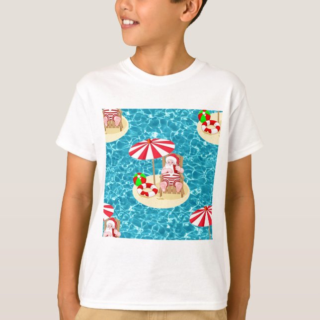 Weihnachtsstrandsklee T-Shirt (Vorderseite)