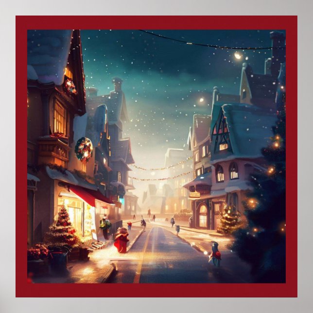 Weihnachtsstraße 2 poster (Vorne)