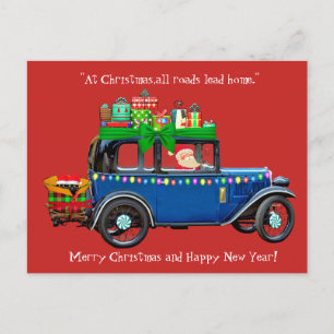 Weihnachtsstraße Postkarte