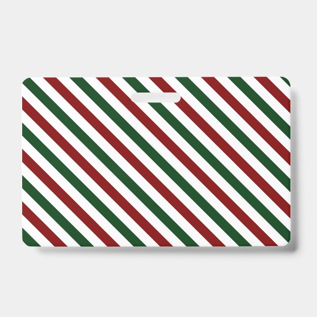 Weihnachtsstreifen Ausweis (Vorderseite)