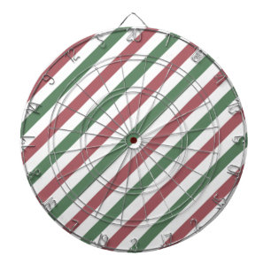 Weihnachtsstreifen Dartscheibe