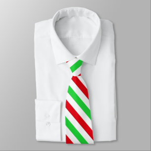 Weihnachtsstreifen diagonal Neck Tie 2 Krawatte