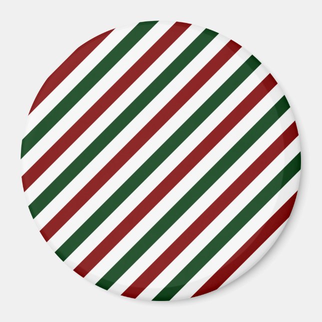 Weihnachtsstreifen Magnet (Vorne)