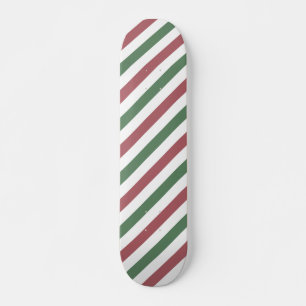 Weihnachtsstreifen Skateboard