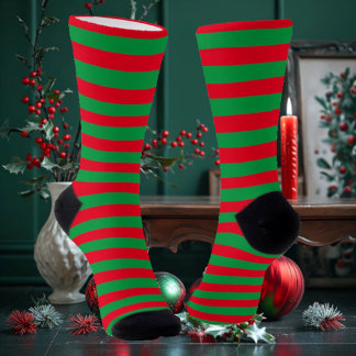 Weihnachtsstreifen Socken