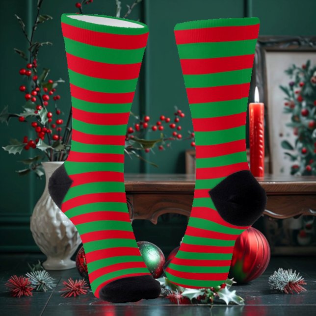 Weihnachtsstreifen Socken (Von Creator hochgeladen)