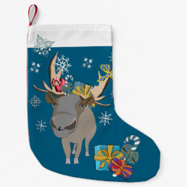 Weihnachtsstrumpf,  Rentier  Kleiner Weihnachtsstrumpf