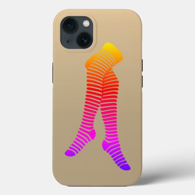 Weihnachtsstrümpfe Case-Mate iPhone Hülle (Rückseite)