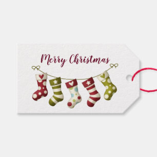 WeihnachtsStrümpfe Geschenkanhänger