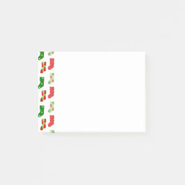 WeihnachtsStrümpfe Post-it Klebezettel