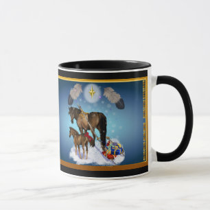 Weihnachtsstute und -colt tasse