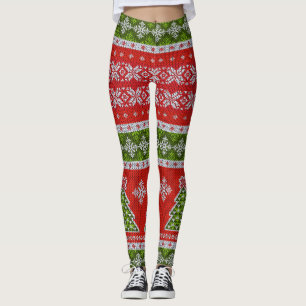 Weihnachtssüß  Leggings der Roten Messe