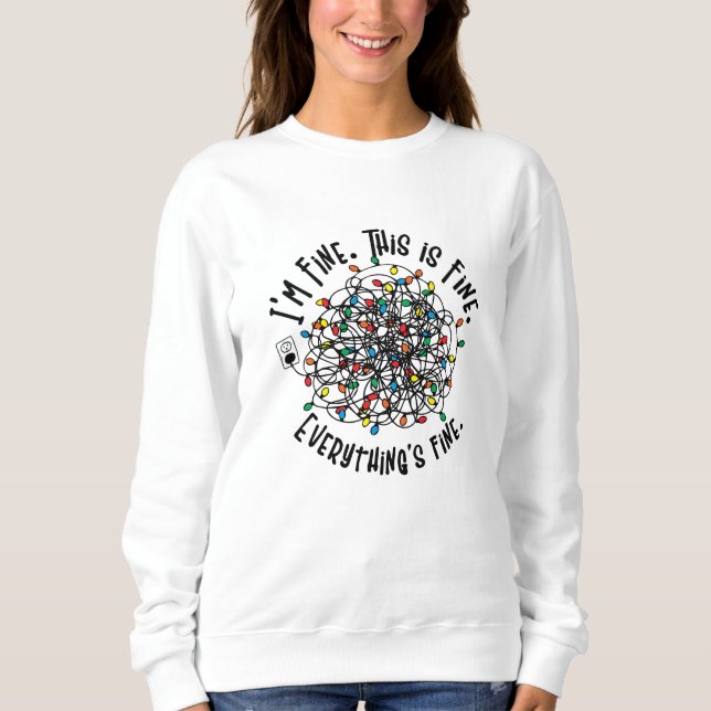 Weihnachtssüße, Niedliche Weihnachtsausstattung, Sweatshirt (Vorderseite)