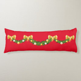 Weihnachtsswag-Körper-Kissen (20" x 54") Seitenschläferkissen