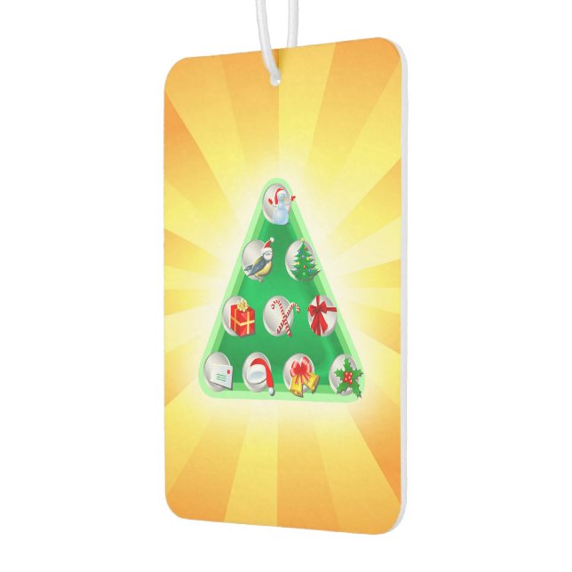 Weihnachtssymbole Autolufterfrischer (Links)