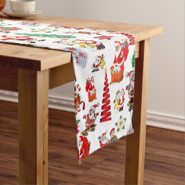 Weihnachtssymbole Kurzer Tischläufer