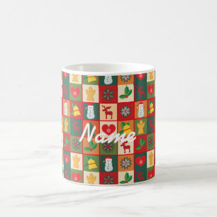 Weihnachtssymbole Medley Art Thunder_Cove Kaffeetasse