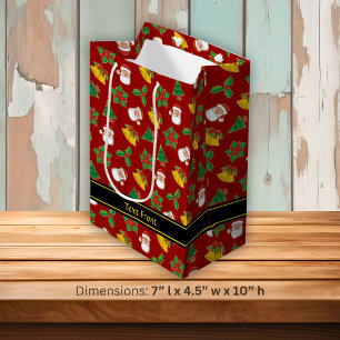 Weihnachtssymbole Mittlere Geschenktüte