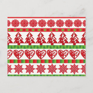 WeihnachtsSymbole Postkarte