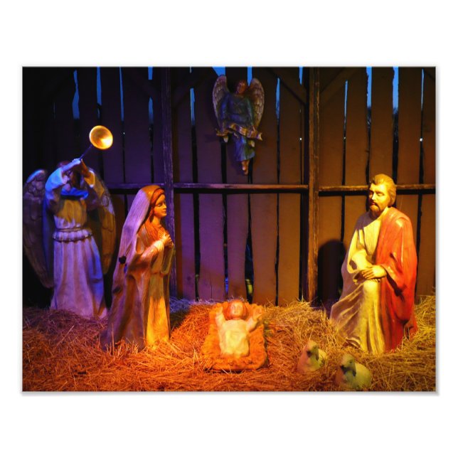 Weihnachtsszenario in Washington DC Fotodruck (Vorne)