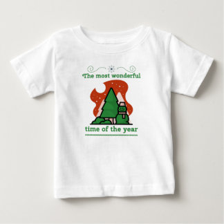 Weihnachtsszene Baby T-shirt