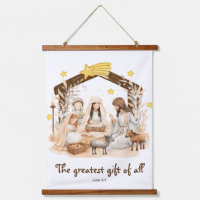 Weihnachtsszene "Das größte Geschenk von allen"Rel