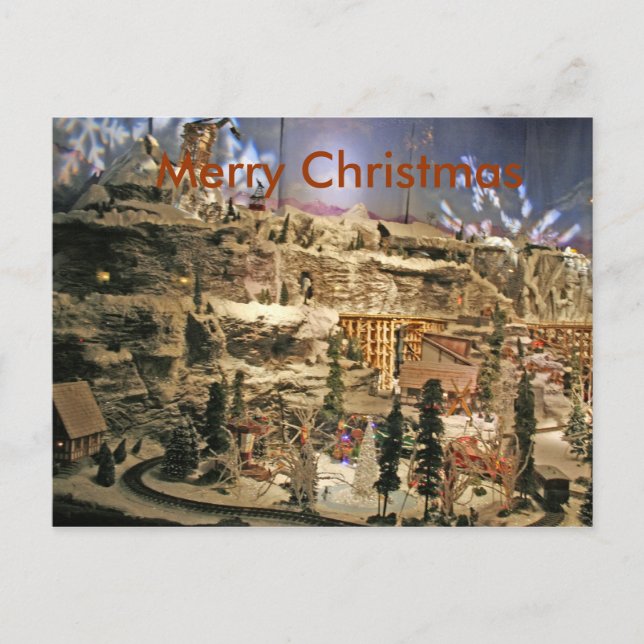 Weihnachtsszene Postkarte (Vorderseite)
