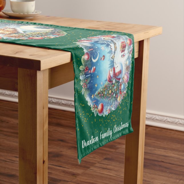 Weihnachtsszenen Tischläufer (Beispiel)
