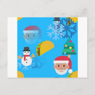 🎄🌮️ Weihnachtstaco-Emoji Feiertagspostkarte