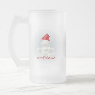 Weihnachtstag Mattglas Bierglas