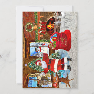 Weihnachtstag mit dem Weihnachtsmann Einladung