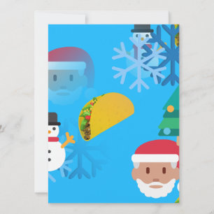 Weihnachtstaktik Emoji Feiertagskarte