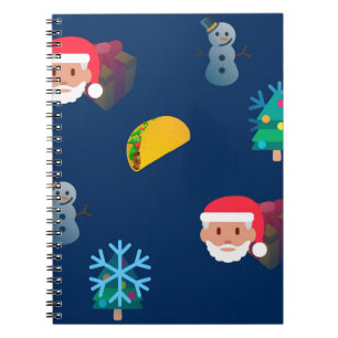 Weihnachtstaktik Emoji Notizblock