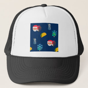 Weihnachtstaktik Emoji Truckerkappe