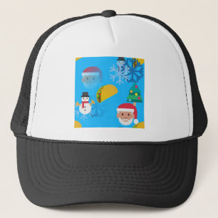 Weihnachtstaktik Emoji Truckerkappe