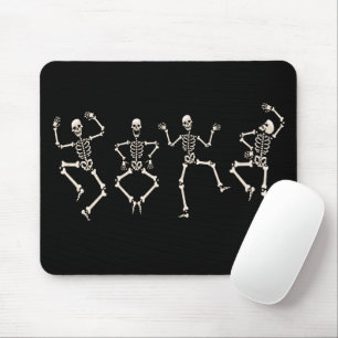 Weihnachtstanz mit Skelett Mousepad