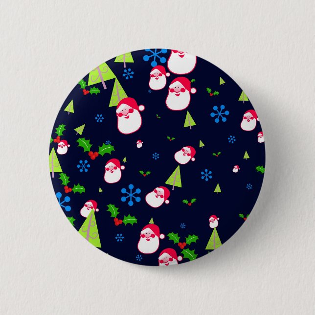 Weihnachtstapete Button (Vorderseite)