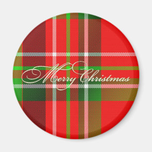 Weihnachtstartan-Magnet Magnet
