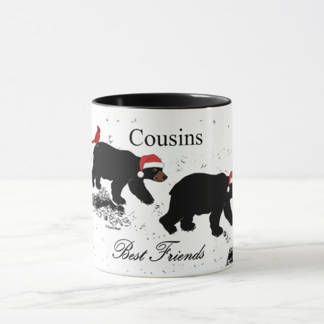 Weihnachtstasse | Cousins beste Freunde für immer  Tasse (Zentrum)