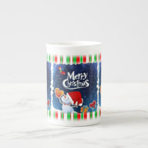 Weihnachtstasse, Frohe Weihnachten Prozellantasse