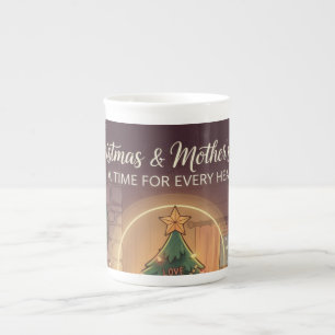 Weihnachtstasse für Mama Herzliche Spezialtasse Prozellantasse