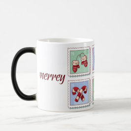 Weihnachtstasse, gemütliche Schlucke voller Weihna Verwandlungstasse