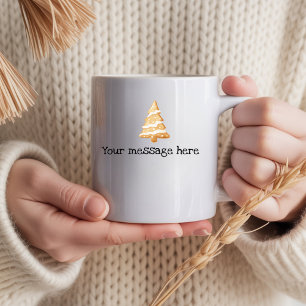 Weihnachtstasse mit individuellem Text für Mama un Kaffeetasse